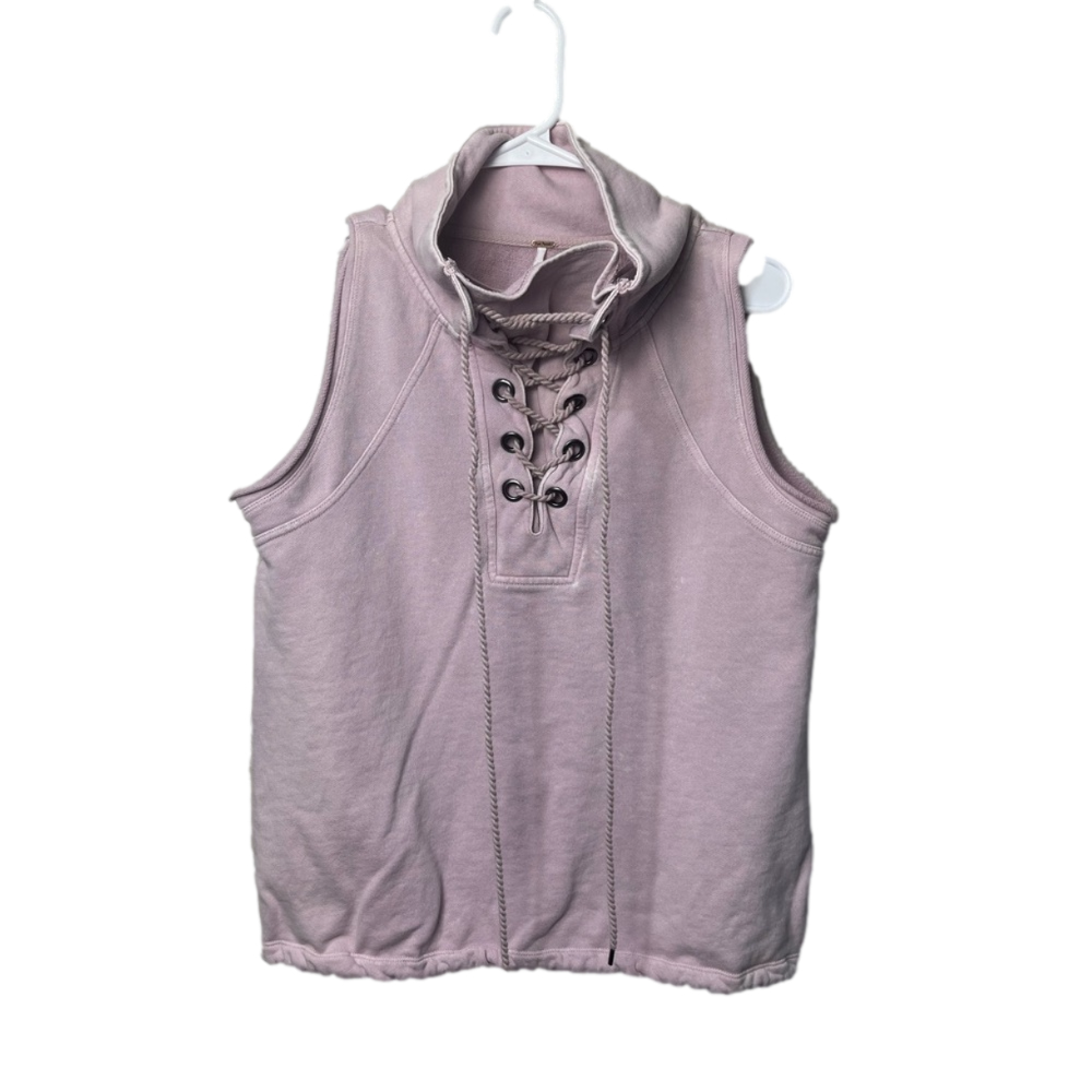Free people corset tie vest